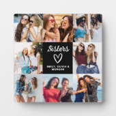 姉妹のスクリプトギフトfor Friendsフォトコラージュ フォトプラーク (正面)