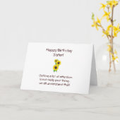 姉妹のバースデー・カード カード (黄色い花)
