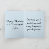 姉妹のバースデー・カード カード (内部)