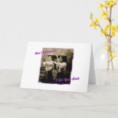 姉妹のメッセージカード カード (黄色い花)