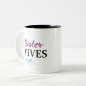 姉妹の妻は割れない ツートーンマグカップ (正面左)