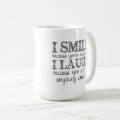 姉妹の引用文のコーヒー・マグ コーヒーマグカップ (正面右)