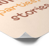 姉妹の心に響く感動的な写真プリント ポスター (角)