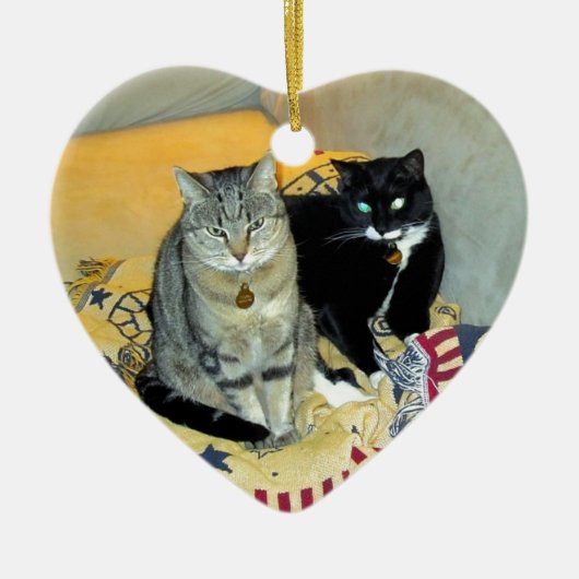 姉妹の愛 セラミックオーナメント (正面)