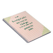 姉妹の感謝 ノートブック (右側)