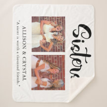 姉妹の書道2フォトコラージュ引用文ギフト