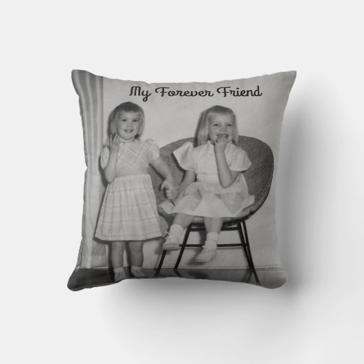 姉妹の枕 クッション (裏面)