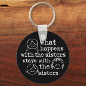 姉妹の様子 キーホルダー (正面)