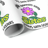 姉妹の様子 ラッピングペーパー (ロールコーナー)