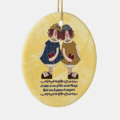 姉妹の気持ちのオーナメント セラミックオーナメント (右)