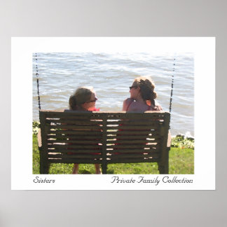 姉妹の水彩 ポスター