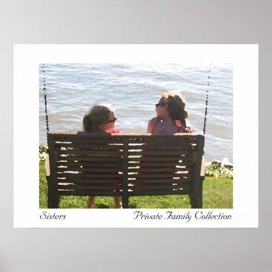 姉妹の水彩 ポスター (正面)