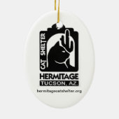 姉妹の熾天使のステンドグラスのオーナメント セラミックオーナメント (裏面)