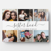 姉妹の絆 フォトコラージュ ギフト フォトプラーク (正面)