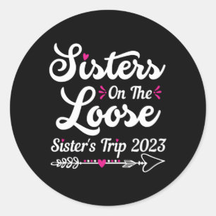 姉妹の緩い姉妹の旅2023旅行 ラウンドシール