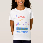 姉妹の自閉症のLove~Brother! ~の青年Tシャツ Tシャツ (正面)