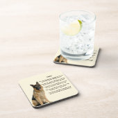 姉妹の詩-ジャーマン・シェパード犬 コースター (右側)