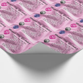 姉妹の詩-第70誕生日 ラッピングペーパー (角)