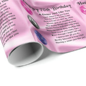 姉妹の詩-第70誕生日 ラッピングペーパー (ロールコーナー)