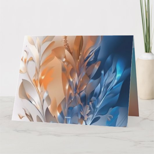 姉妹の誕生日に特別なメッセージを。美しく折られたグリーティングカードで、誕生日を祝いましょう。カスタ カード (裏面)