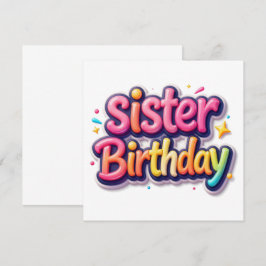 姉妹の誕生日虹色バブルギフト
