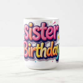 姉妹の誕生日虹色バブルギフト 姉妹へのプレゼント コーヒーマグカップ