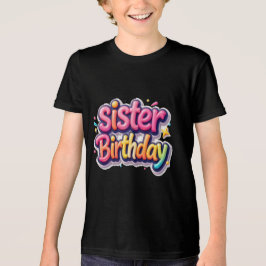 姉妹の誕生日 ライラックバブルギフト トライブレンドTシャツ