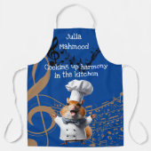 姉妹の音楽愛好家シンガー調理師マウス エプロン (正面)