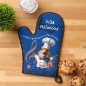 姉妹の音楽愛好家シンガー調理師マウス 鍋つかみ (トップダウン)