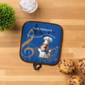 姉妹の音楽愛好家シンガー調理師マウス 鍋敷き (トップダウン)