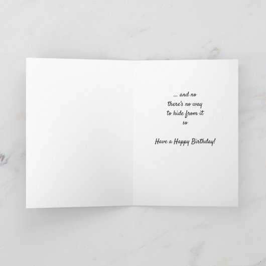 姉妹はですあなたの誕生日のかわいい子ネコそれを隠すことができません カード (内部)