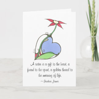 姉妹はハートへギフト…です カード