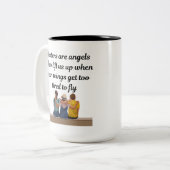 姉妹は天使だ ツートーンマグカップ (正面左)