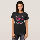 姉妹は常に姉妹によってハートされる Tシャツ (正面フル)