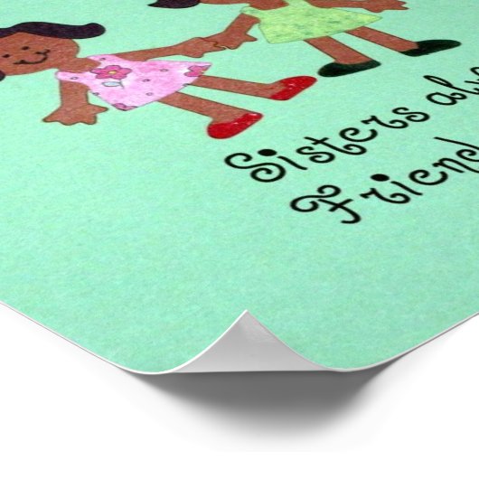 姉妹は常に – 永遠に友達！ ポスター (角)