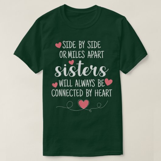 姉妹は常にHで接続される Tシャツ (デザイン正面)