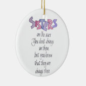 姉妹は星のようです セラミックオーナメント (右)