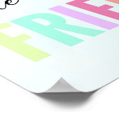 姉妹は最高の友達 レインボーポスター ポスター (角)