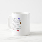 姉妹は永久に詩です コーヒーマグカップ (正面左)