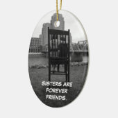 姉妹は永遠の友 セラミックオーナメント (左)