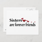 姉妹は永遠の友 ポストカード (正面/裏面)