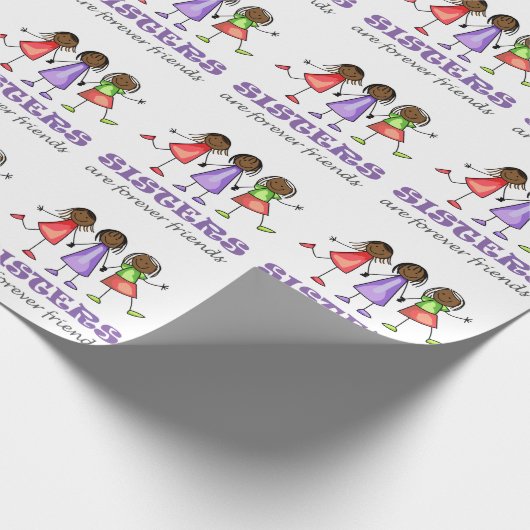 姉妹は永遠の友 ラッピングペーパー (角)