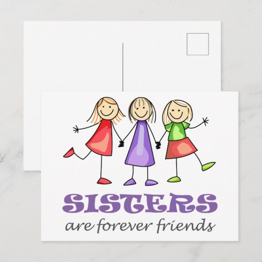 姉妹は永遠 ポストカード (正面/裏面)