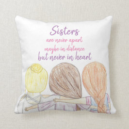 姉妹は決して別のEllieシリーズ装飾用クッションではないです クッション