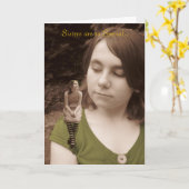 姉妹は特別だ… カード (黄色い花)