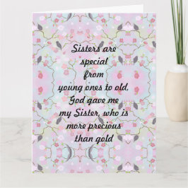 姉妹は特別なカードです カード