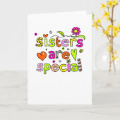 姉妹は特別 カード (黄色い花)
