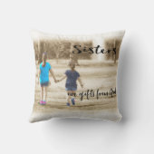 姉妹は神からのギフトです クッション (裏面)