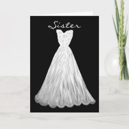 姉妹は私の新婦付添人の白く、銀製の服です 招待状