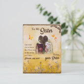 姉妹へのギフト、蝶の愛好家、華麗な姉妹 招待状 (スタンド正面)